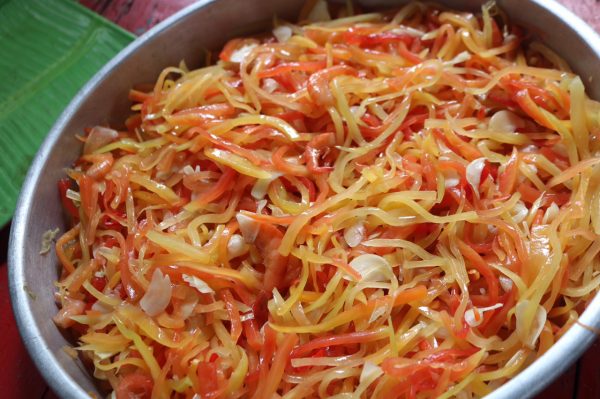 Tôm chua đu đủ Người giữ rừng